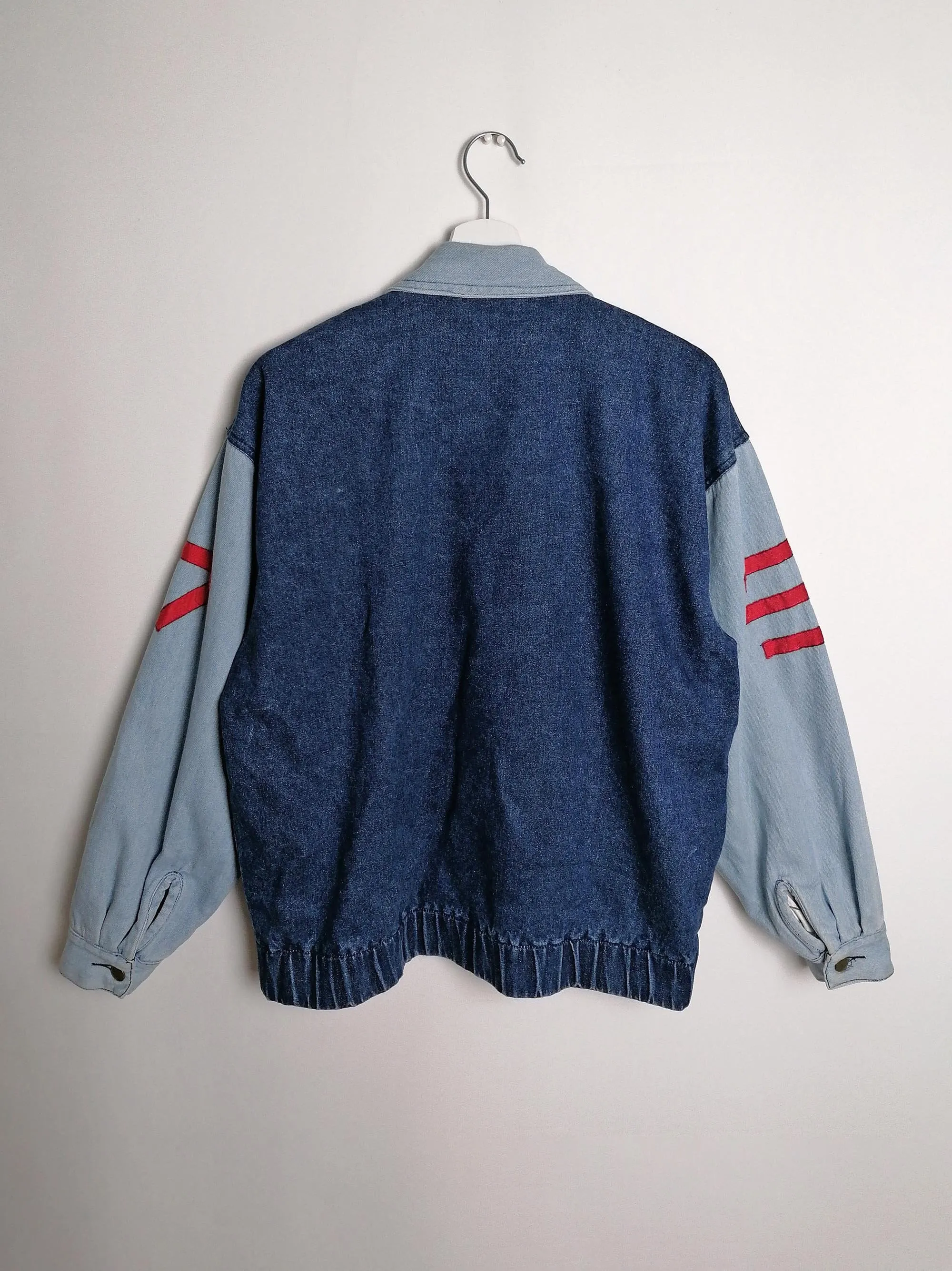 80s Denim College Jacket Patches size M