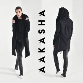 Aakasha Unisex Long Sleeve Plain Cotton Handmade Asymmetrical - Shop Now