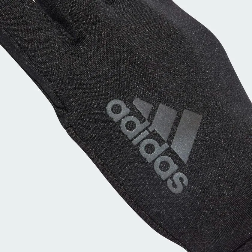 adidas COLD.RDY Running Gloves - Black, Adult, Men's, Women's, Sports