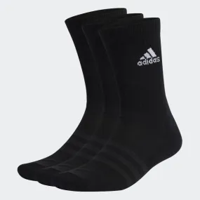 Adidas Cushioned Crew Socks - Unisex - 3 Pack (Black)