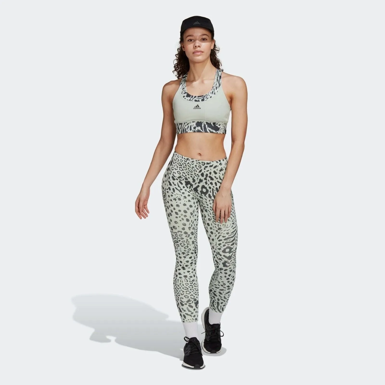 adidas FastImpact Leopard Women's Running Tights Fitness Leggings