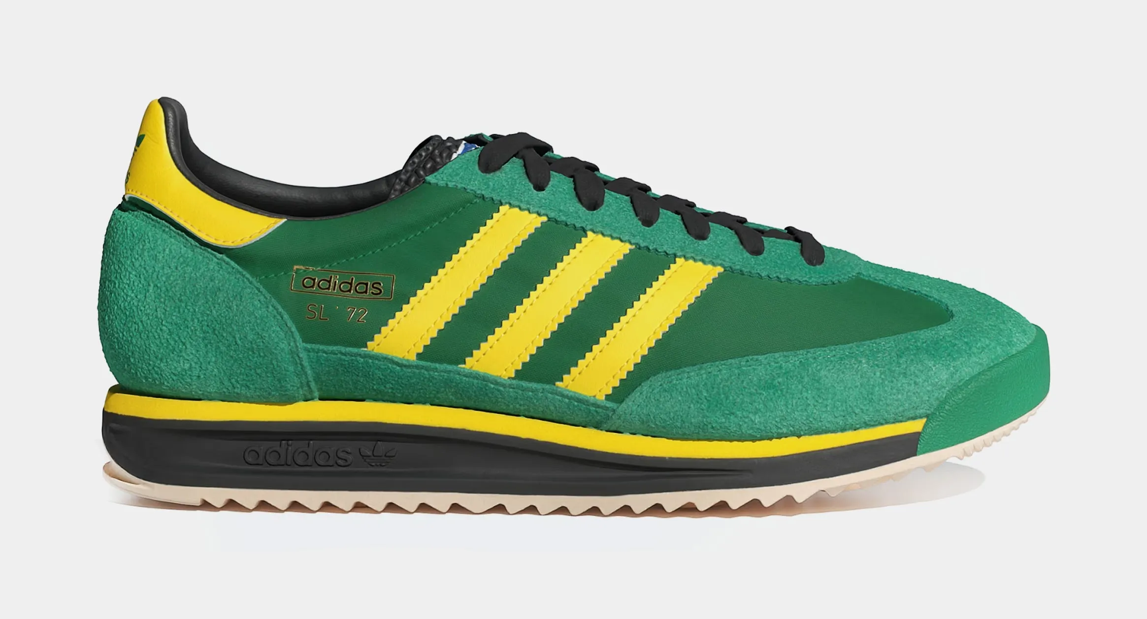 Adidas SL 72 Men's Green/Yellow/Core Black Lifestyle Shoes