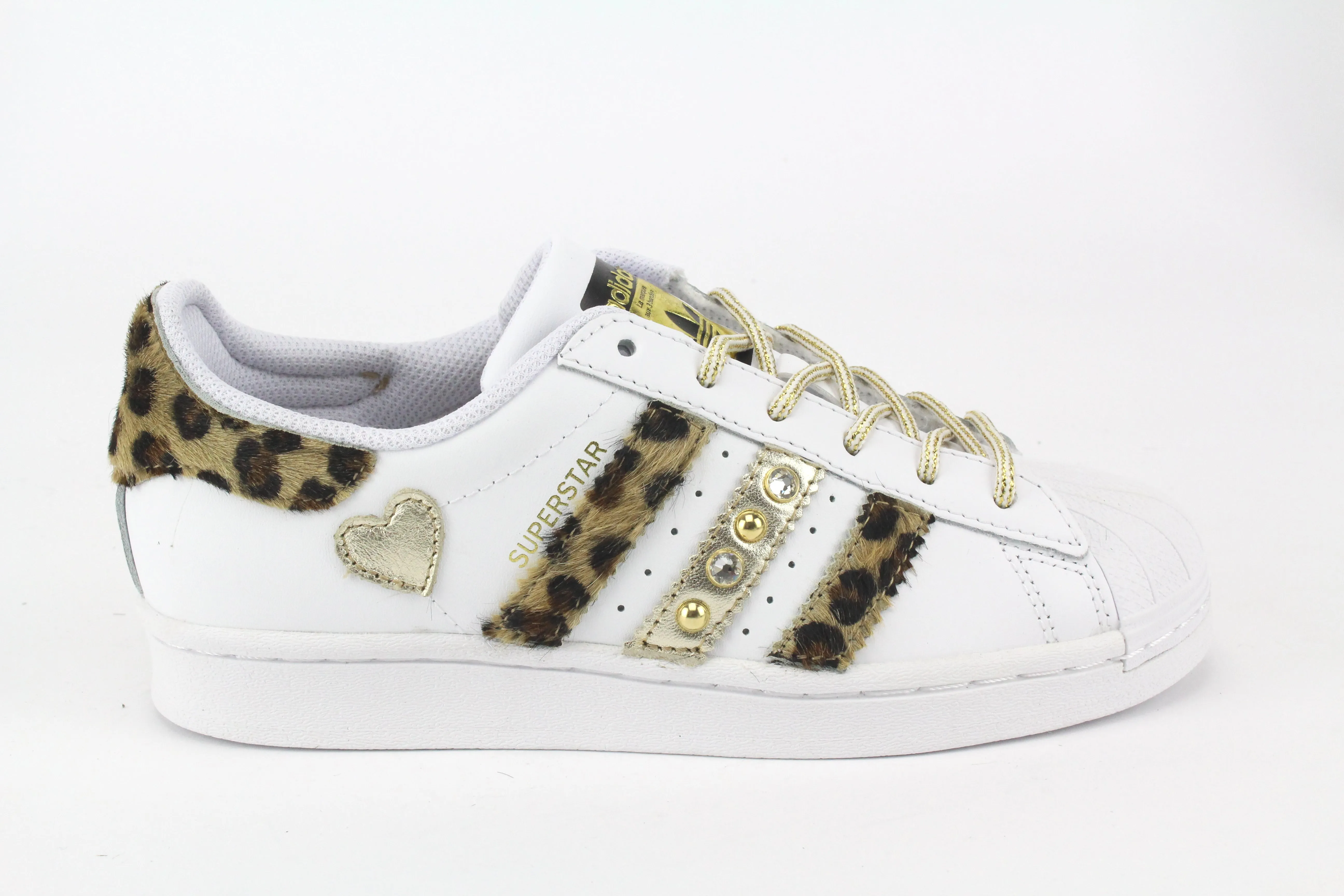 Adidas Superstar Maculate Pelle - Studs & Heart