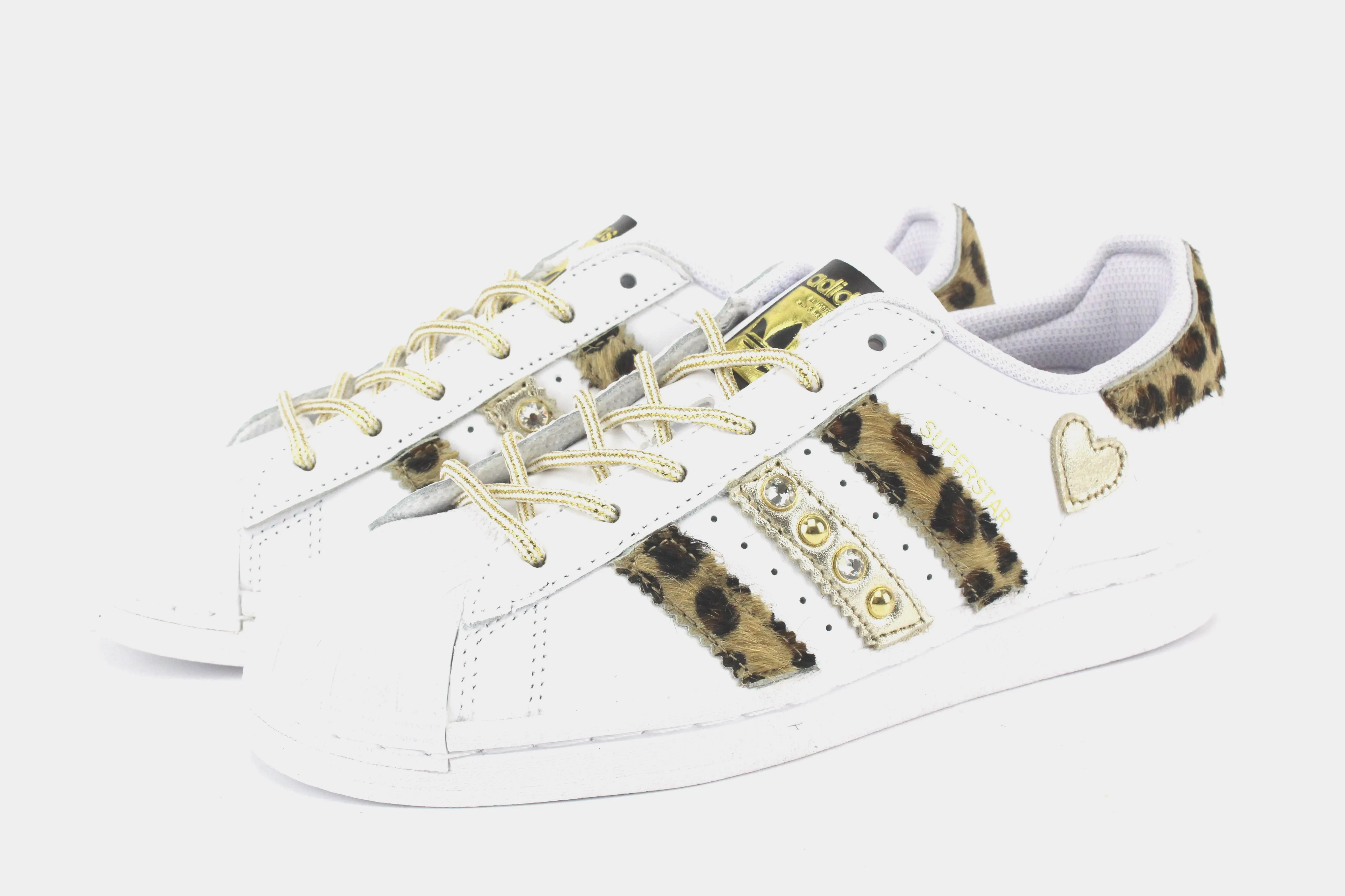 Adidas Superstar Maculate Pelle - Studs & Heart