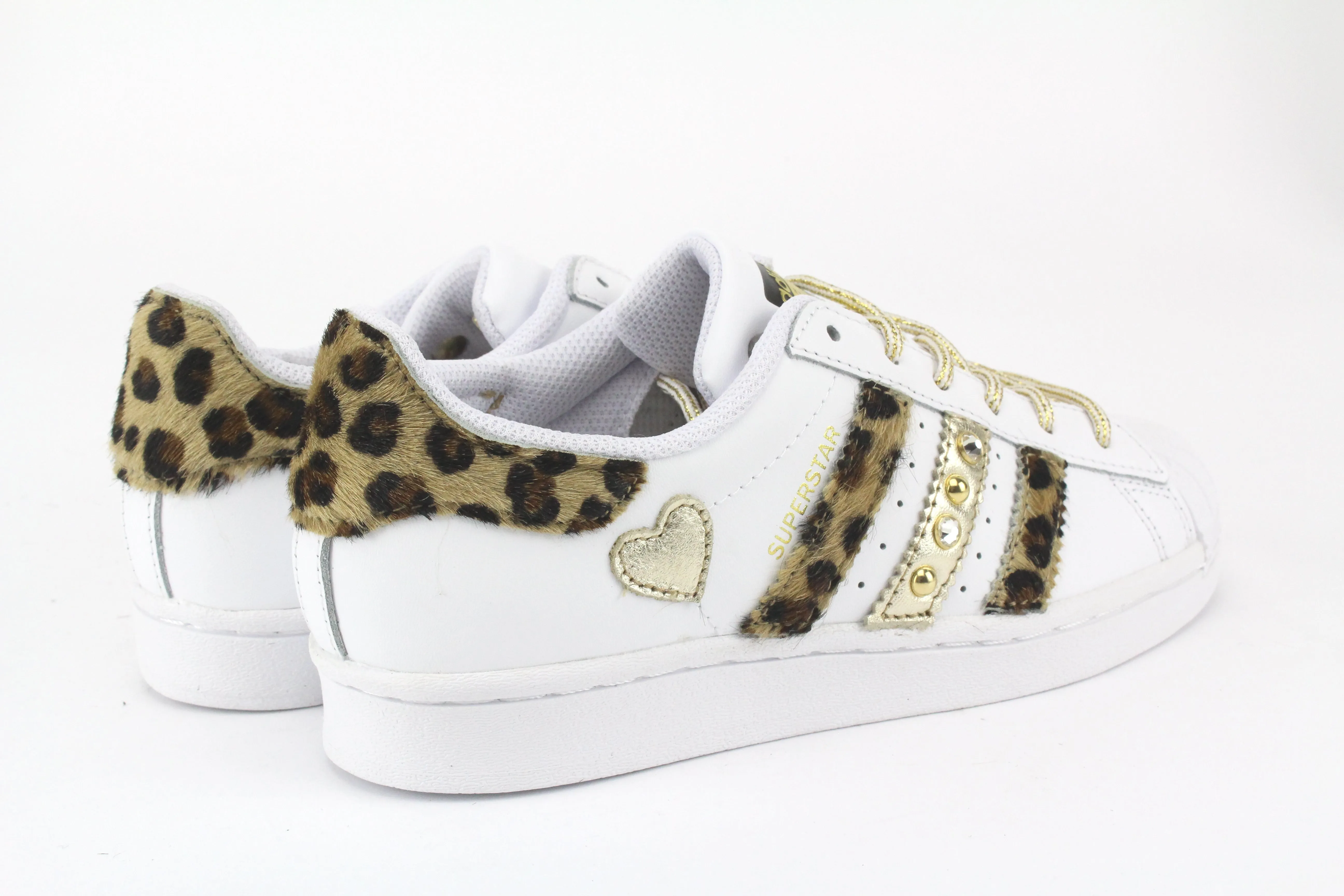 Adidas Superstar Maculate Pelle - Studs & Heart