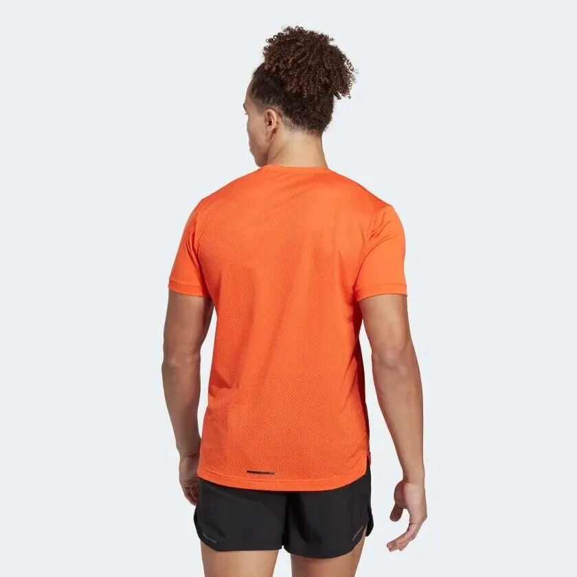 adidas Terrex Agravic Trail Running T-Shirt for Men in Sustainable Blue and Orange