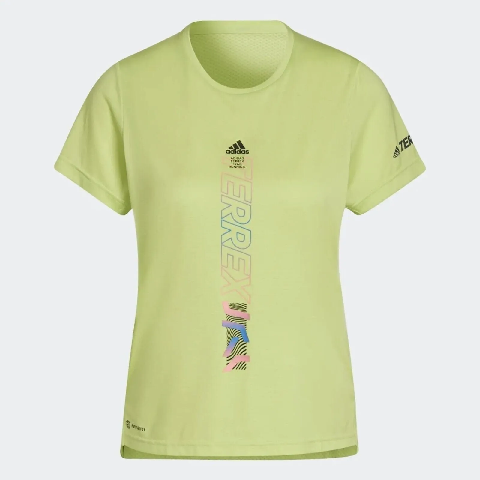 adidas Terrex Agravic Women's Trail Running Shirt - Lime Breathable Top