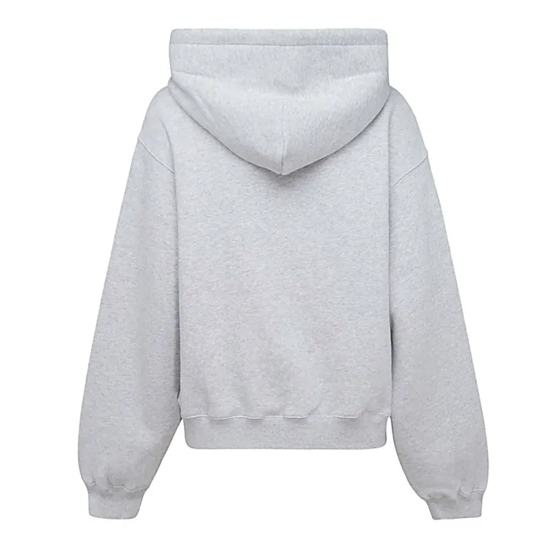 Alexander Wang | Street Style Long Sleeve Plain Logo Hoodies Sweatshirts