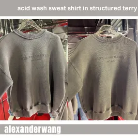 Alexander Wang Sweat Street Style Plain Oversized Logo