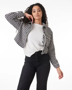 Amelia Houndstooth Jacket