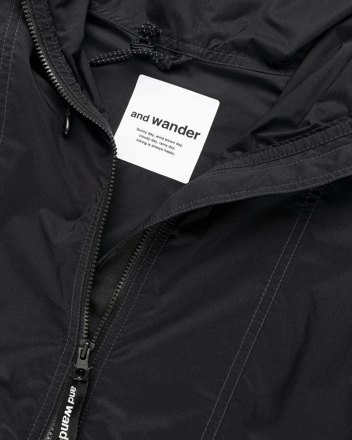 And Wander – Pertex Wind Jacket Black | Highsnobiety Shop