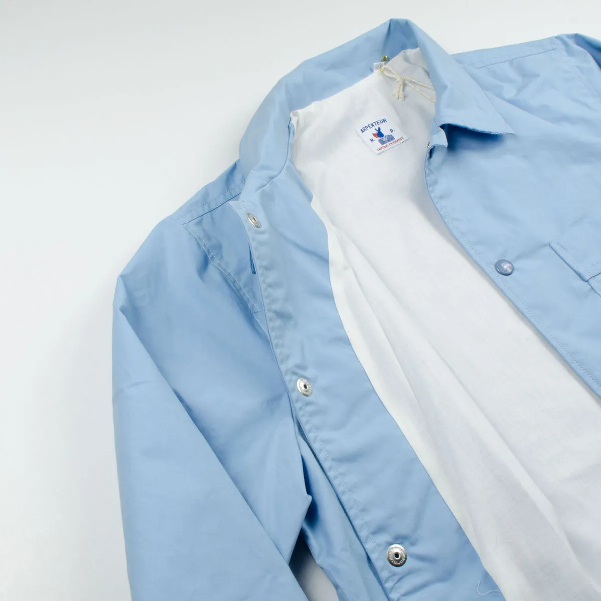 Arpenteur Coach Jacket Light Blue Sail Gabardine Evian