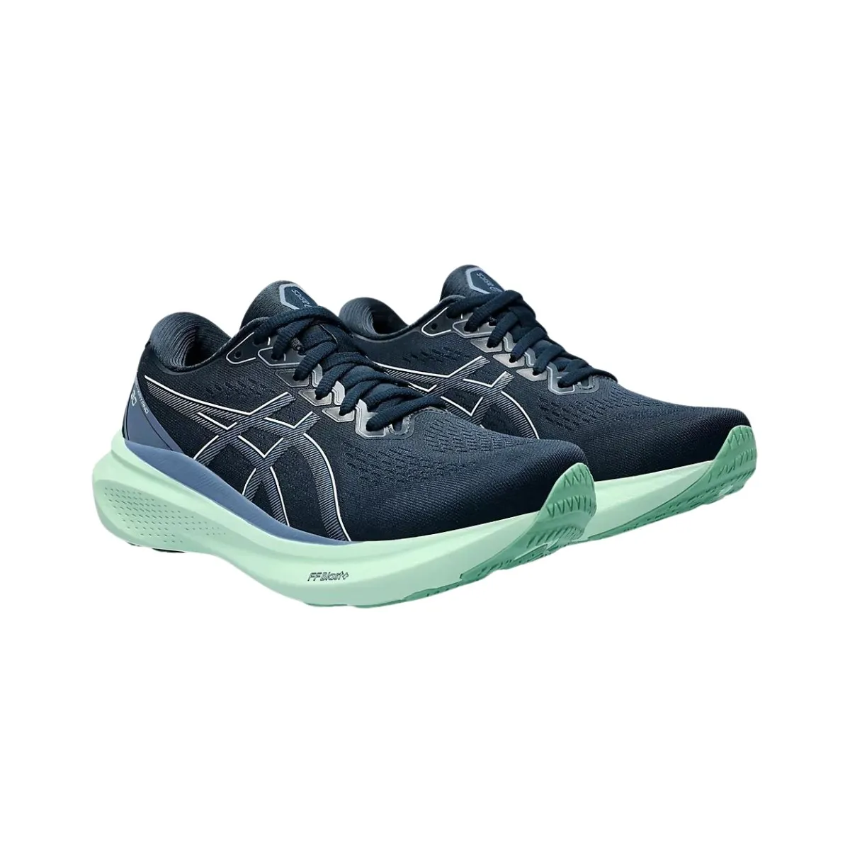 ASICS Gel-Kayano 30 - Navy Blue Lime - Women's Running Shoes SS24