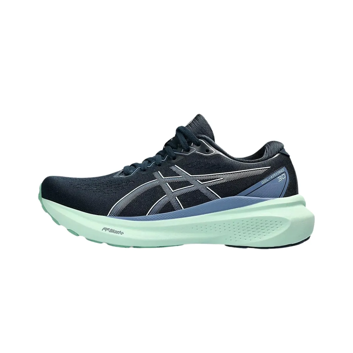 ASICS Gel-Kayano 30 - Navy Blue Lime - Women's Running Shoes SS24