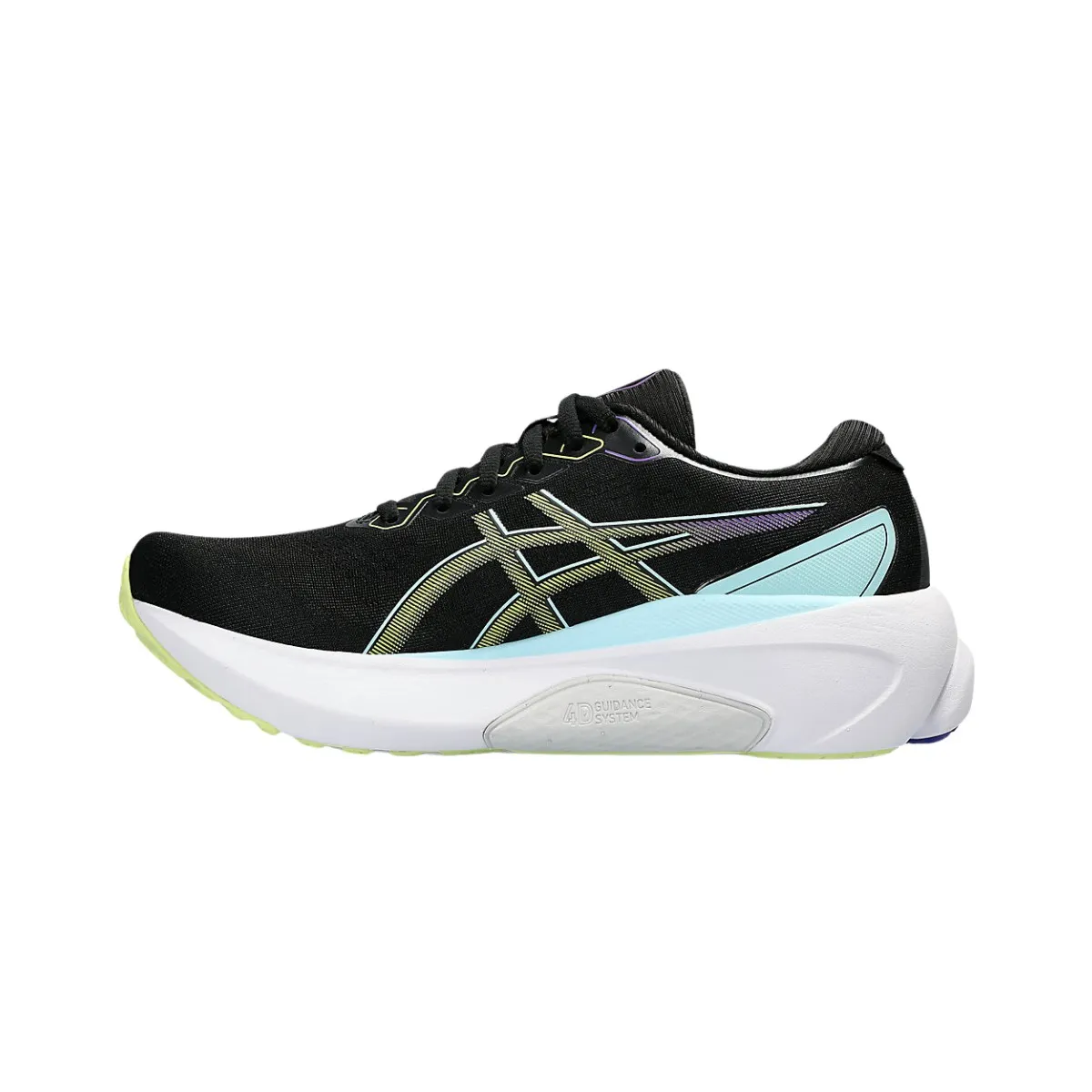 Asics Gel-Kayano 30 Women's Running Shoes - Black Yellow SS24