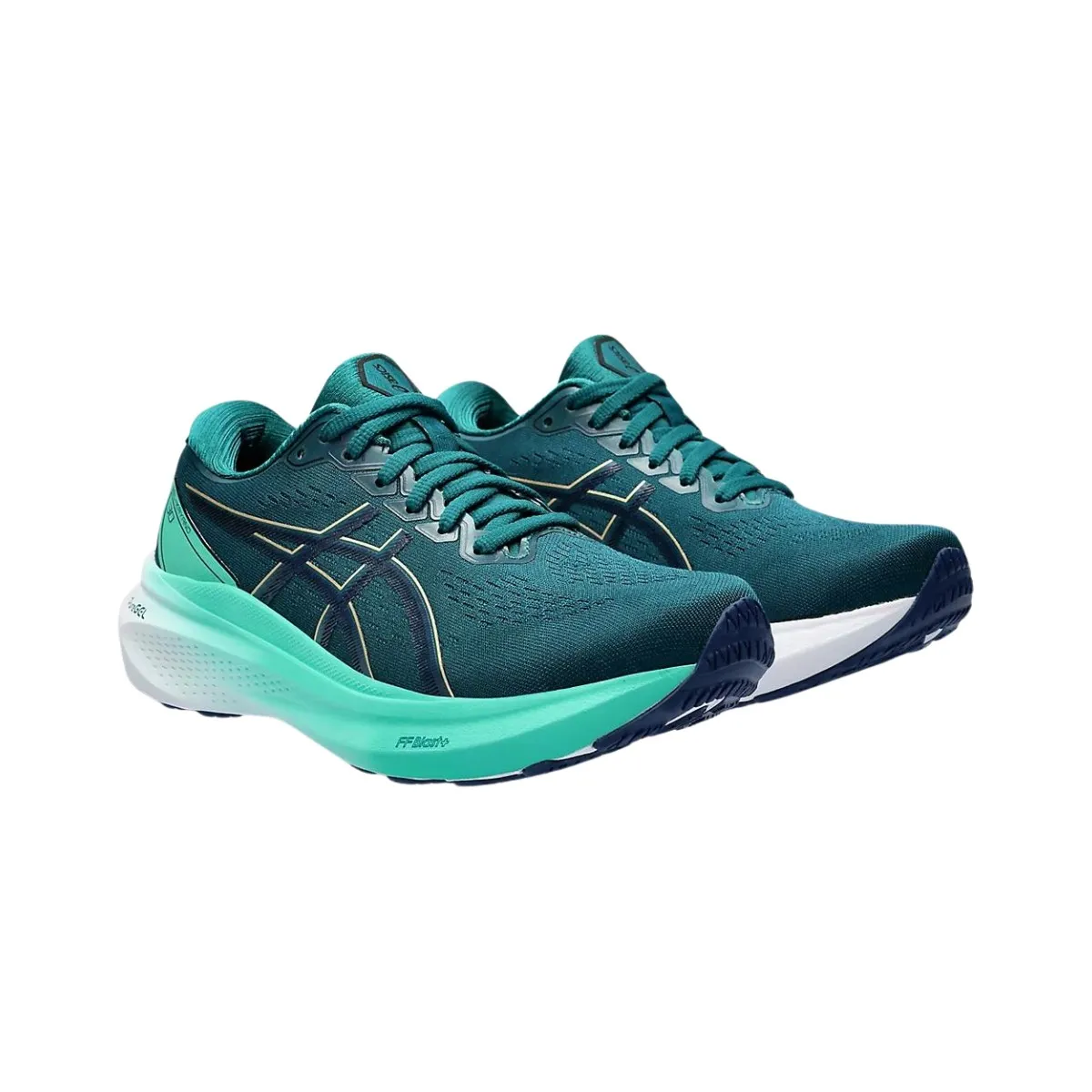 Asics Gel-Kayano 30 Women's Running Shoes - Blue Green - SS24