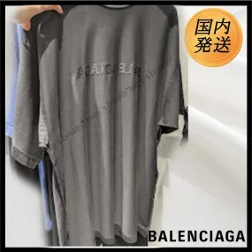 Balenciaga Black Oversized Mirror T-shirt