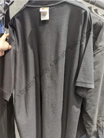 Balenciaga Black Oversized Mirror T-shirt