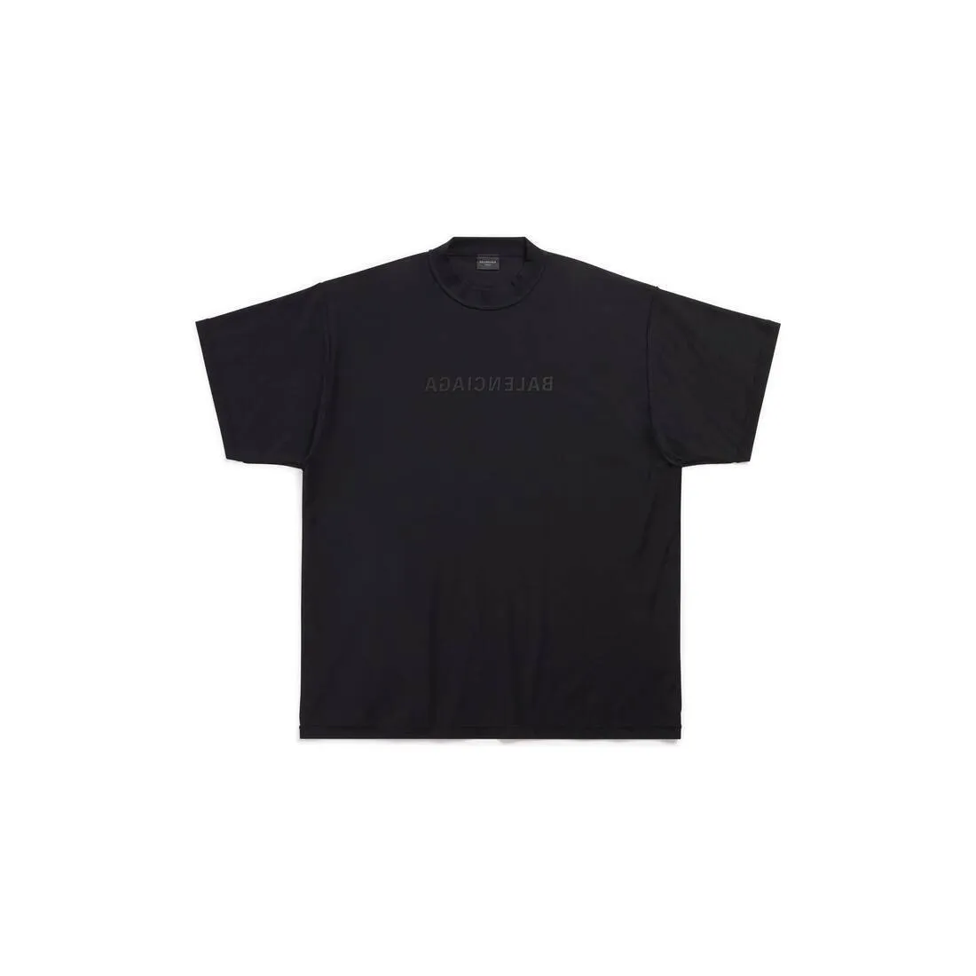 Balenciaga Black Oversized Mirror T-shirt