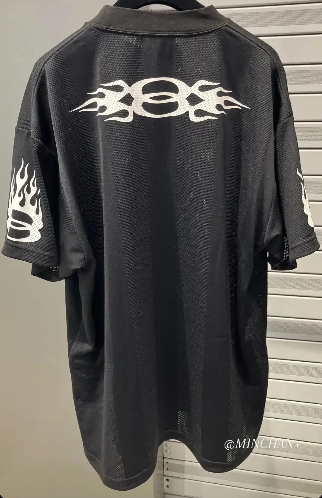 BALENCIAGA Burning Unity T-shirt - Oversized Black