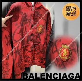 Balenciaga luxury street style long sleeves logo