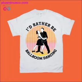 Ballroom Dancing T-Shirts - Retro Sunset Theme