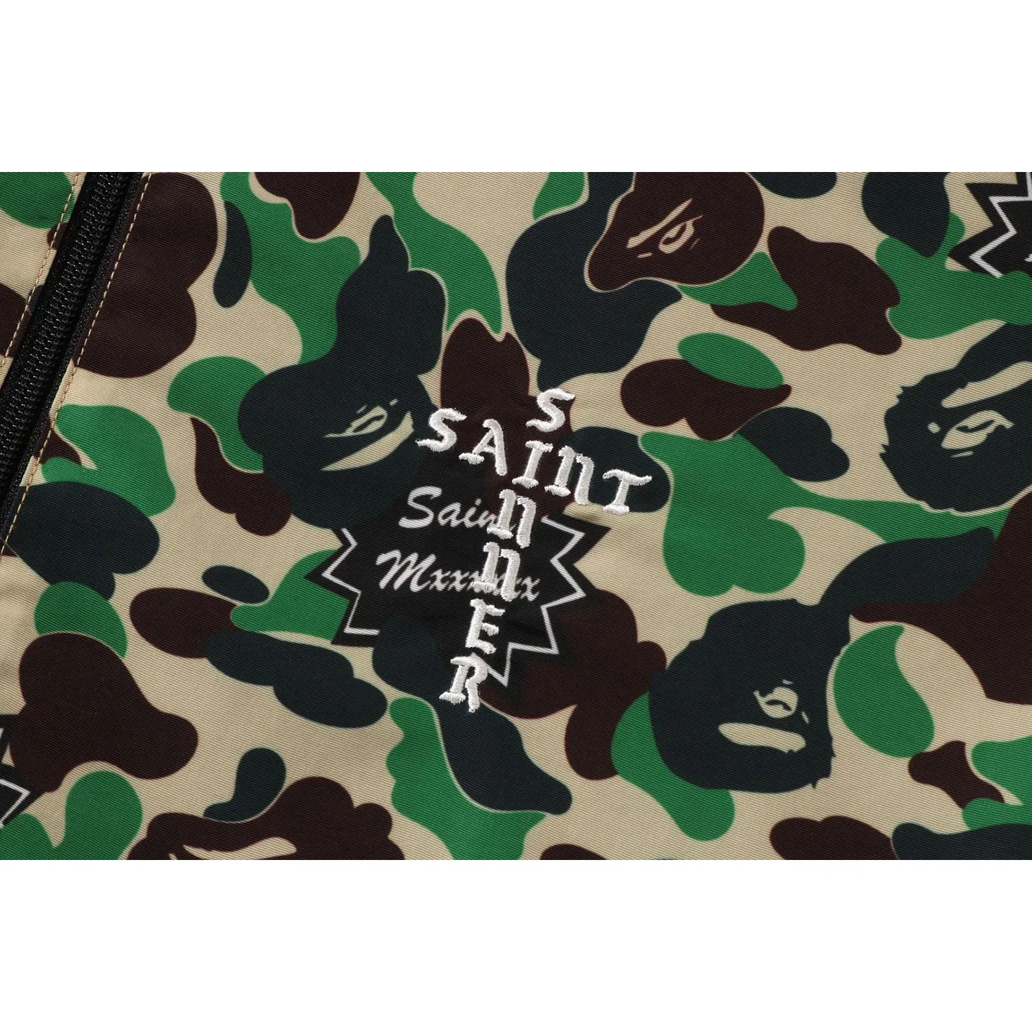 BAPE X SAINT MXXXXXX ABC CAMO Track Jacket for Men