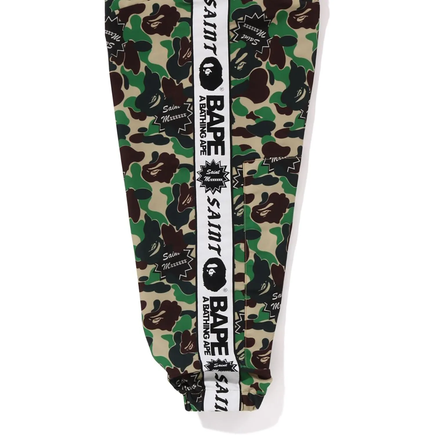 BAPE X SAINT MXXXXXX ABC CAMO Track Jacket for Men