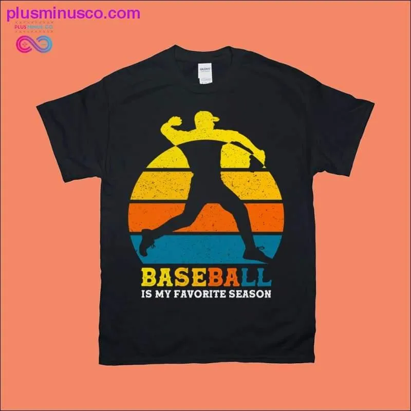 Baseball season | Retro sunset T-shirts