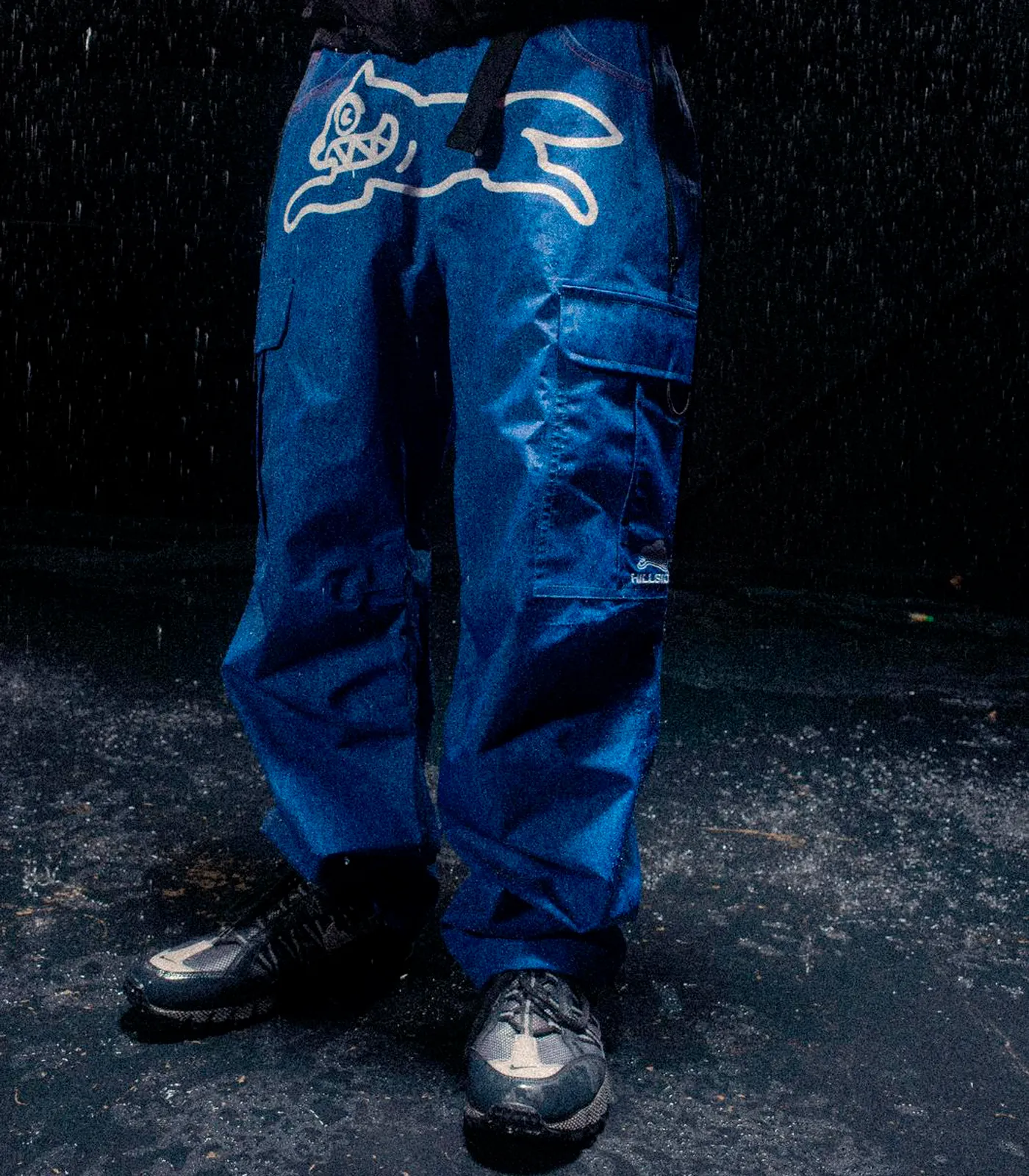 BBC ICECREAM HILLSIDE CARGO PANTS BLUE