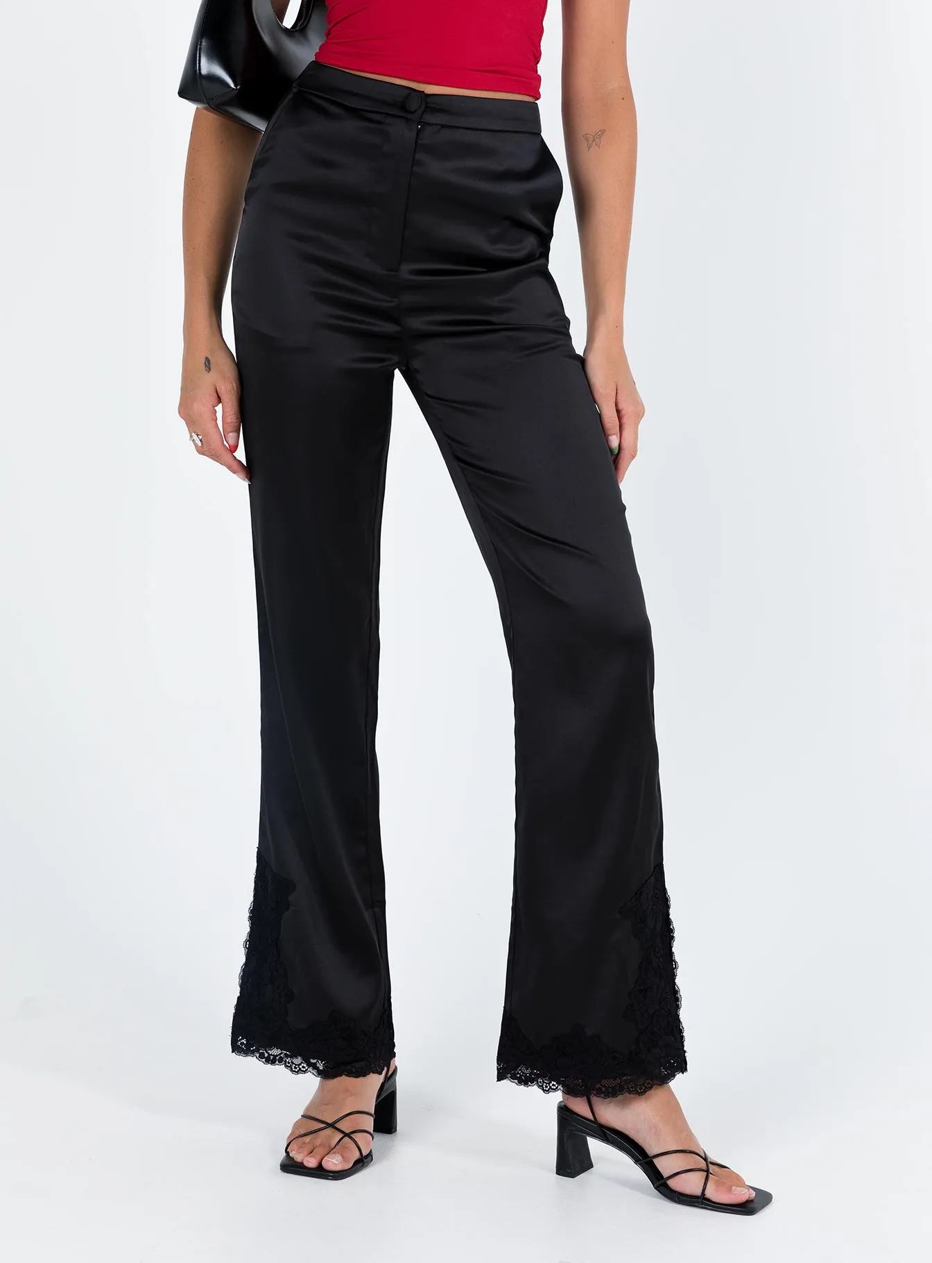 Black Batten Pants