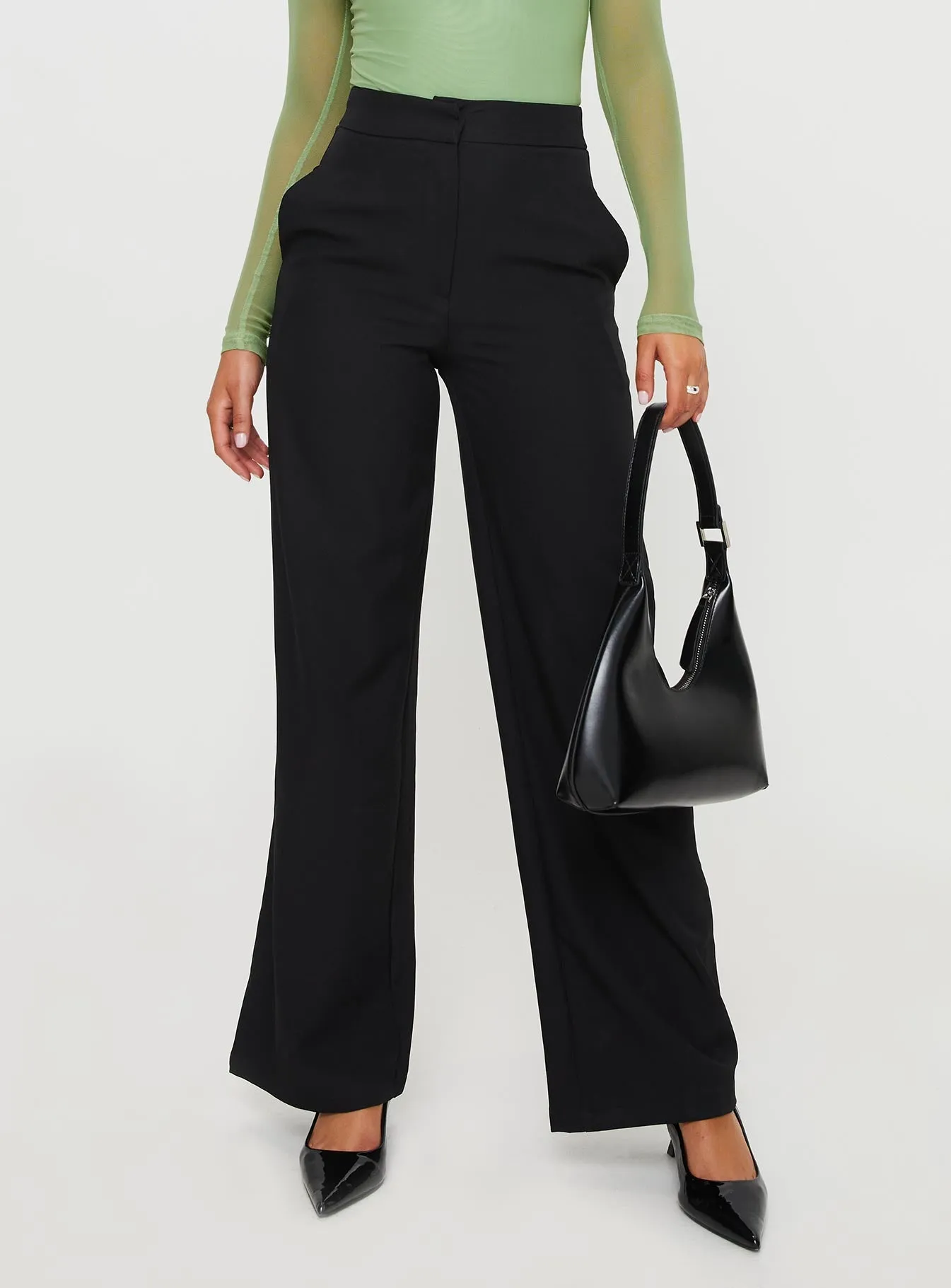 Black Burnette Pants