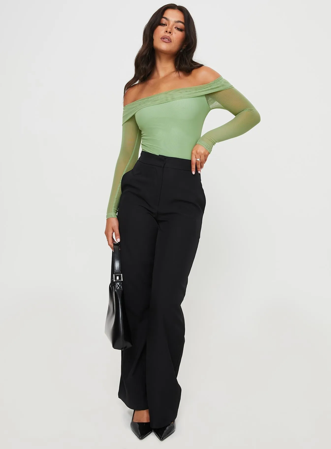 Black Burnette Pants