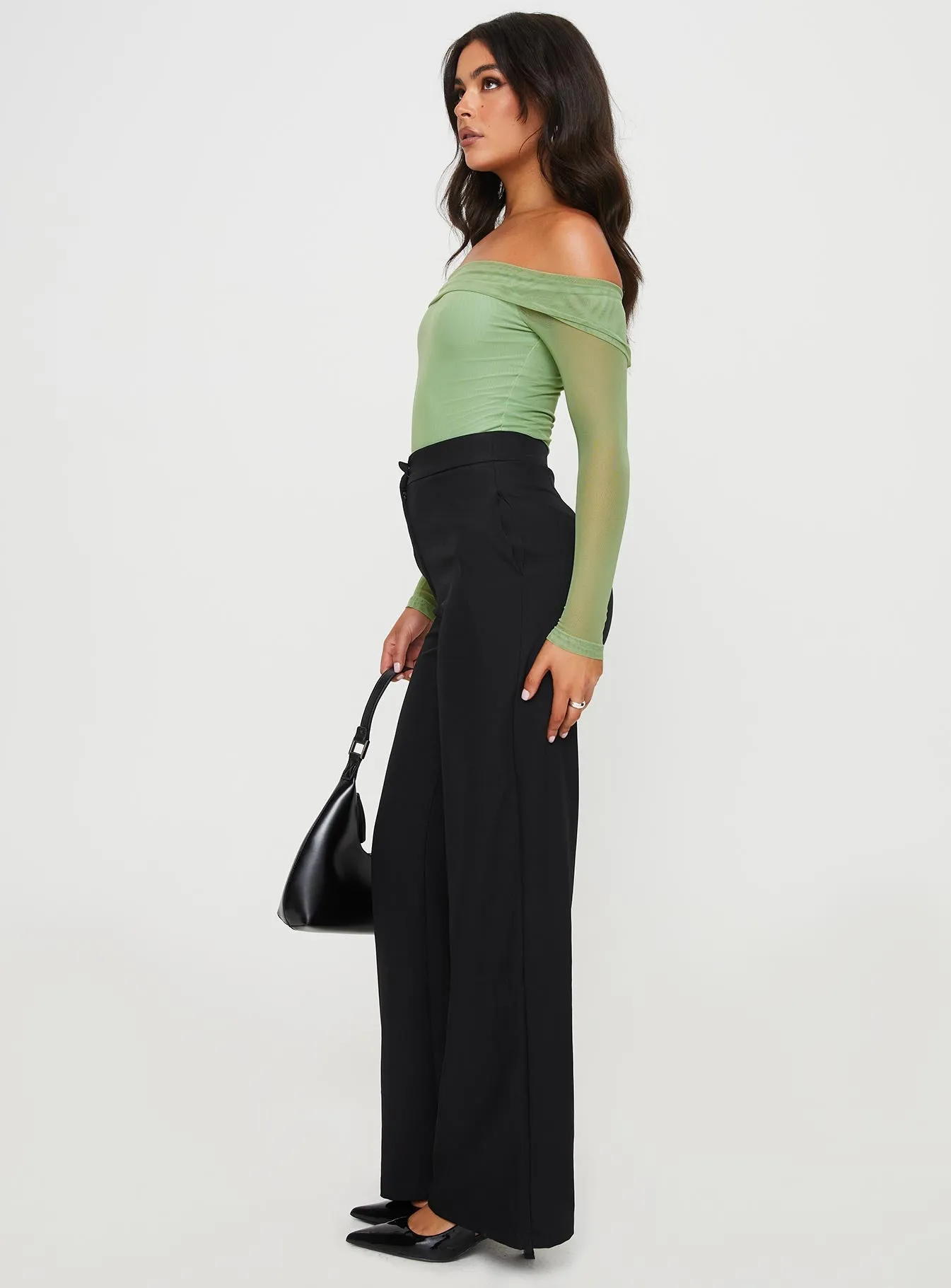 Black Burnette Pants