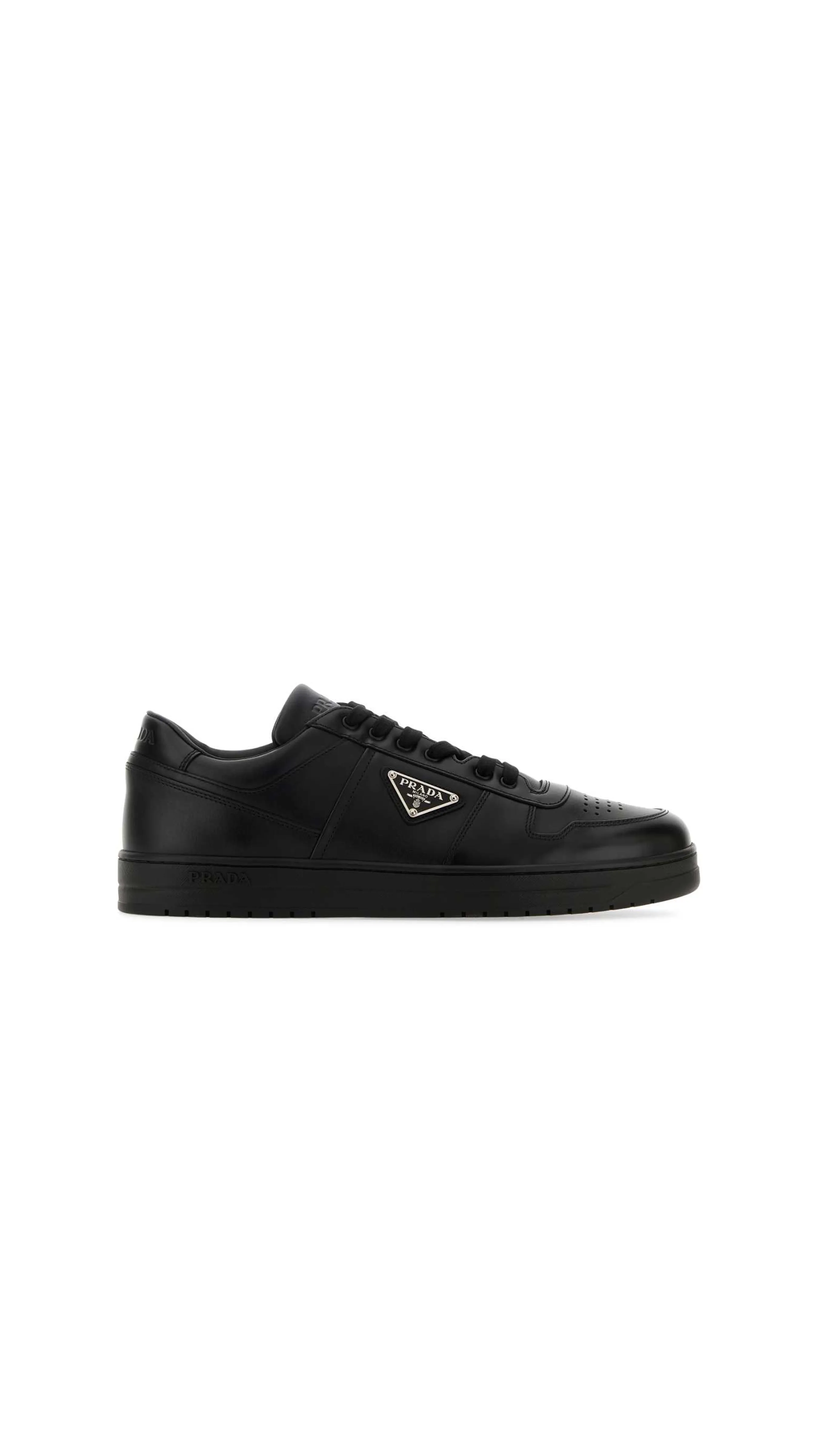 Black Downtown Logo Sneakers