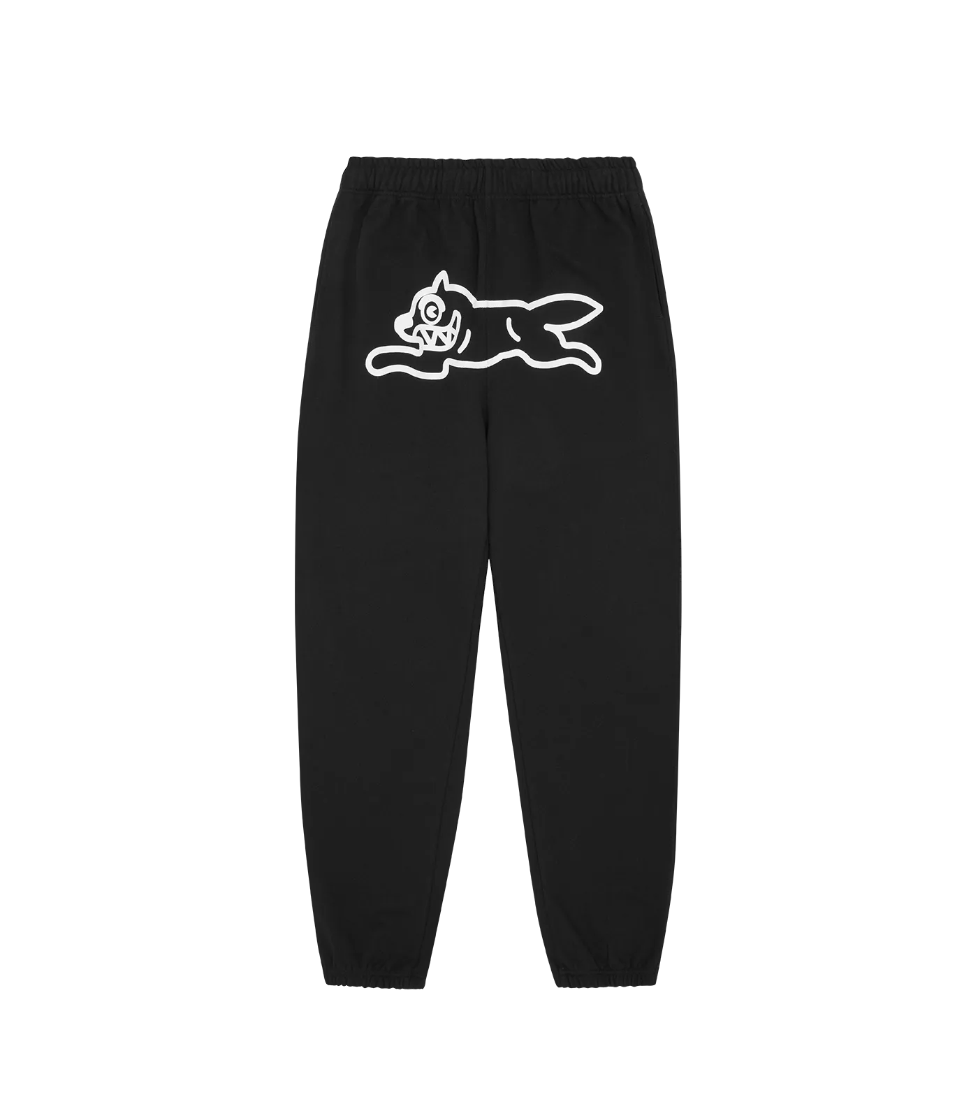 Black Running Dog Sweatpants