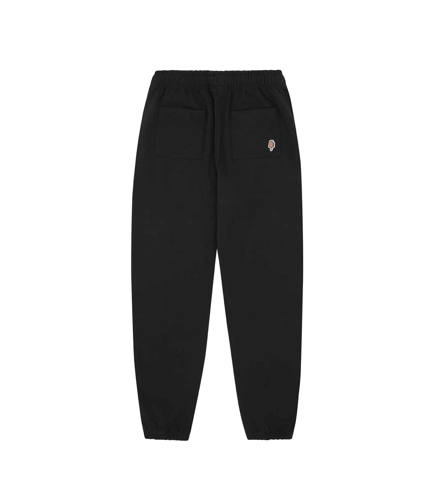 Black Running Dog Sweatpants