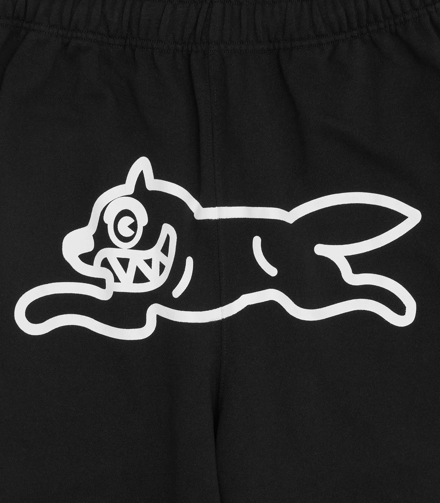 Black Running Dog Sweatpants