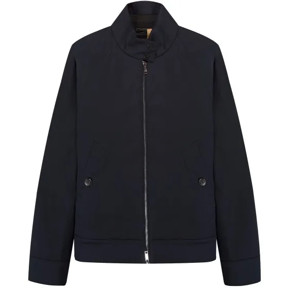 Boss L-Colan Harrington Jacket Navy - Removable Gilet | [Result]