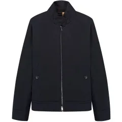 Boss L-Colan Harrington Jacket Navy - Removable Gilet | [Result]