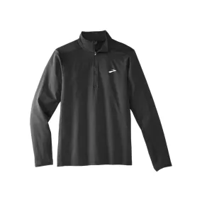 Brooks Long Sleeve Shirt 1/2 Zip Black