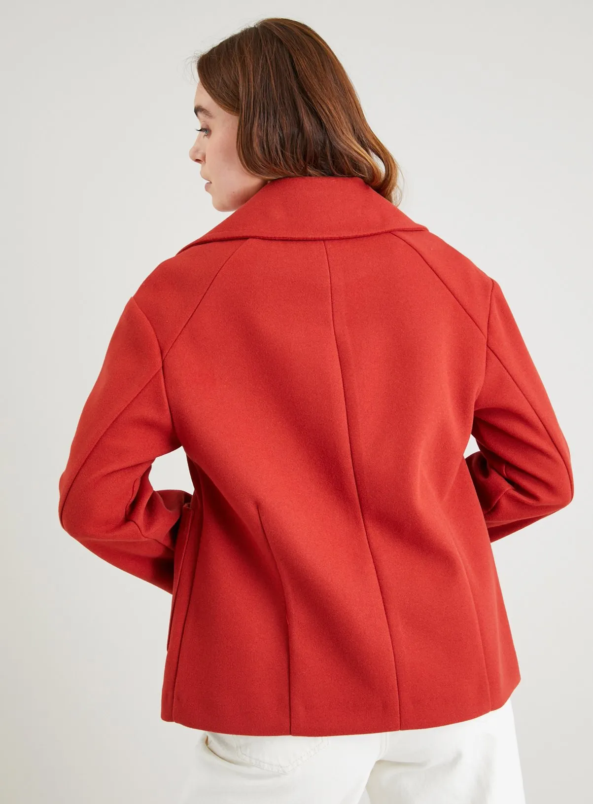 Buy Red Unlined Smart Blazer Coat 10 | Coats | Tu