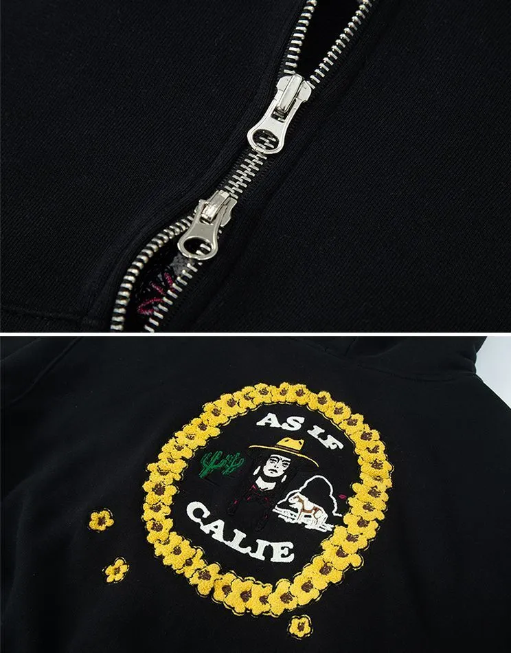 Calie | Street Style Long Sleeve Logo Hoodies and Sweatshirts