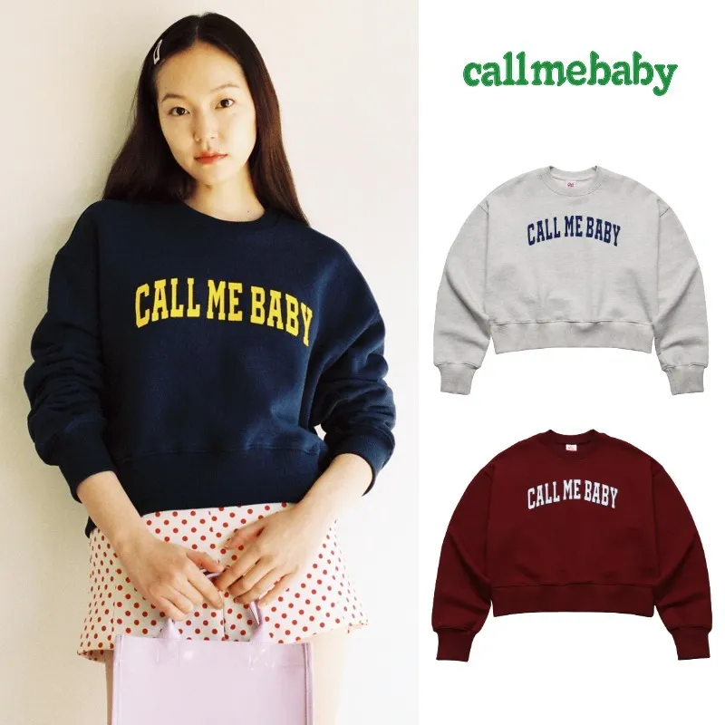 Call Me Baby Hoodies & Sweatshirts | Street Style Cotton Logo