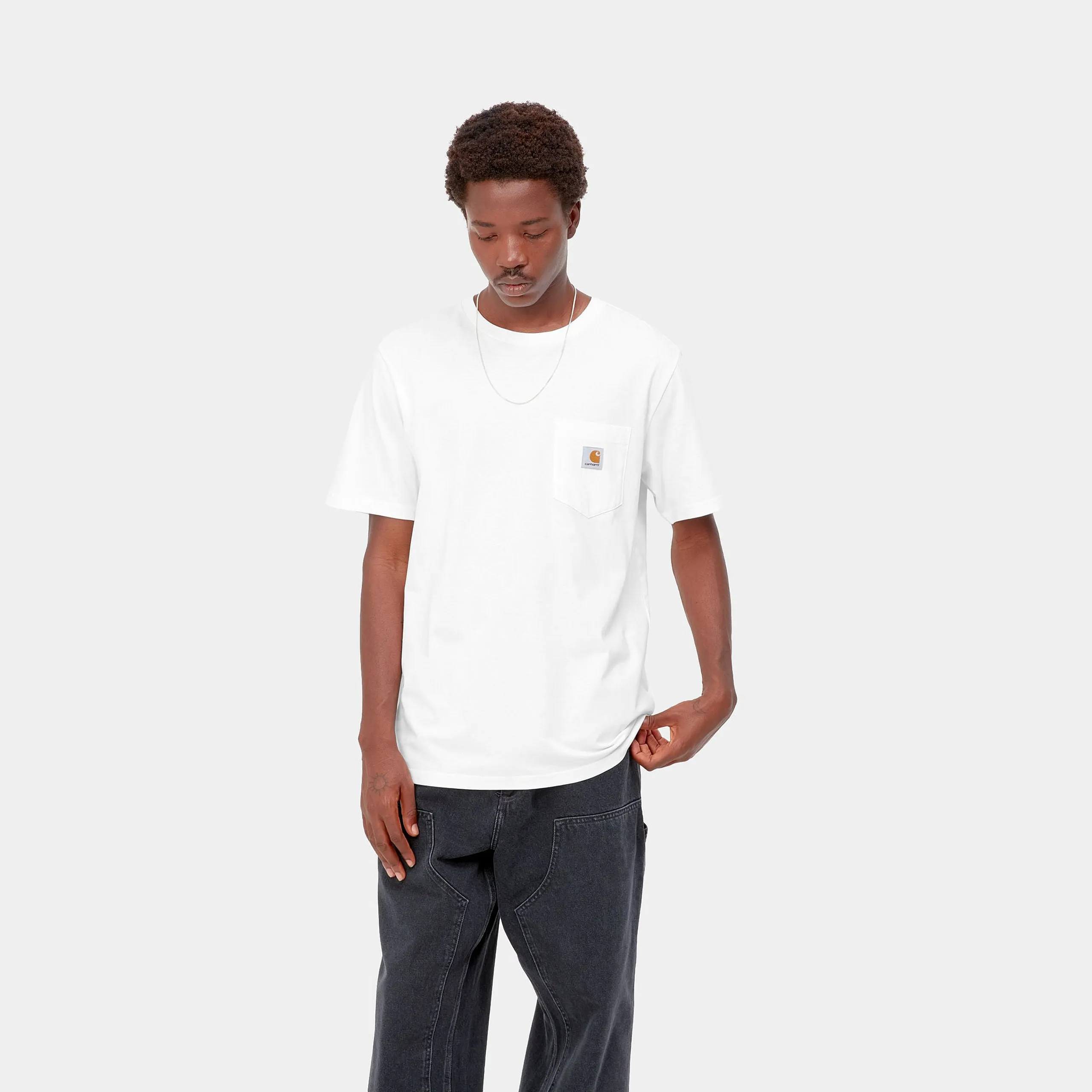 Carhartt WIP White Pocket T-shirt - Shop Now