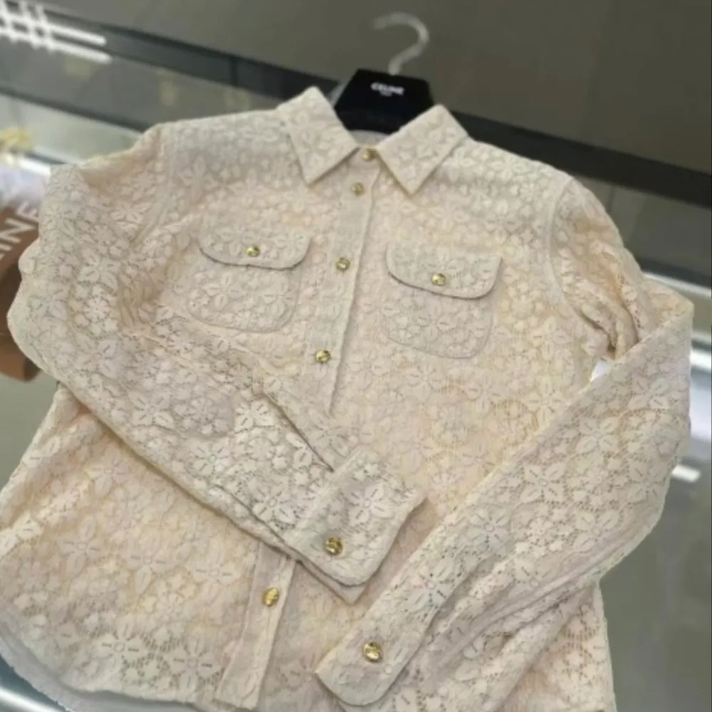 Celine Romy lace cotton shirt