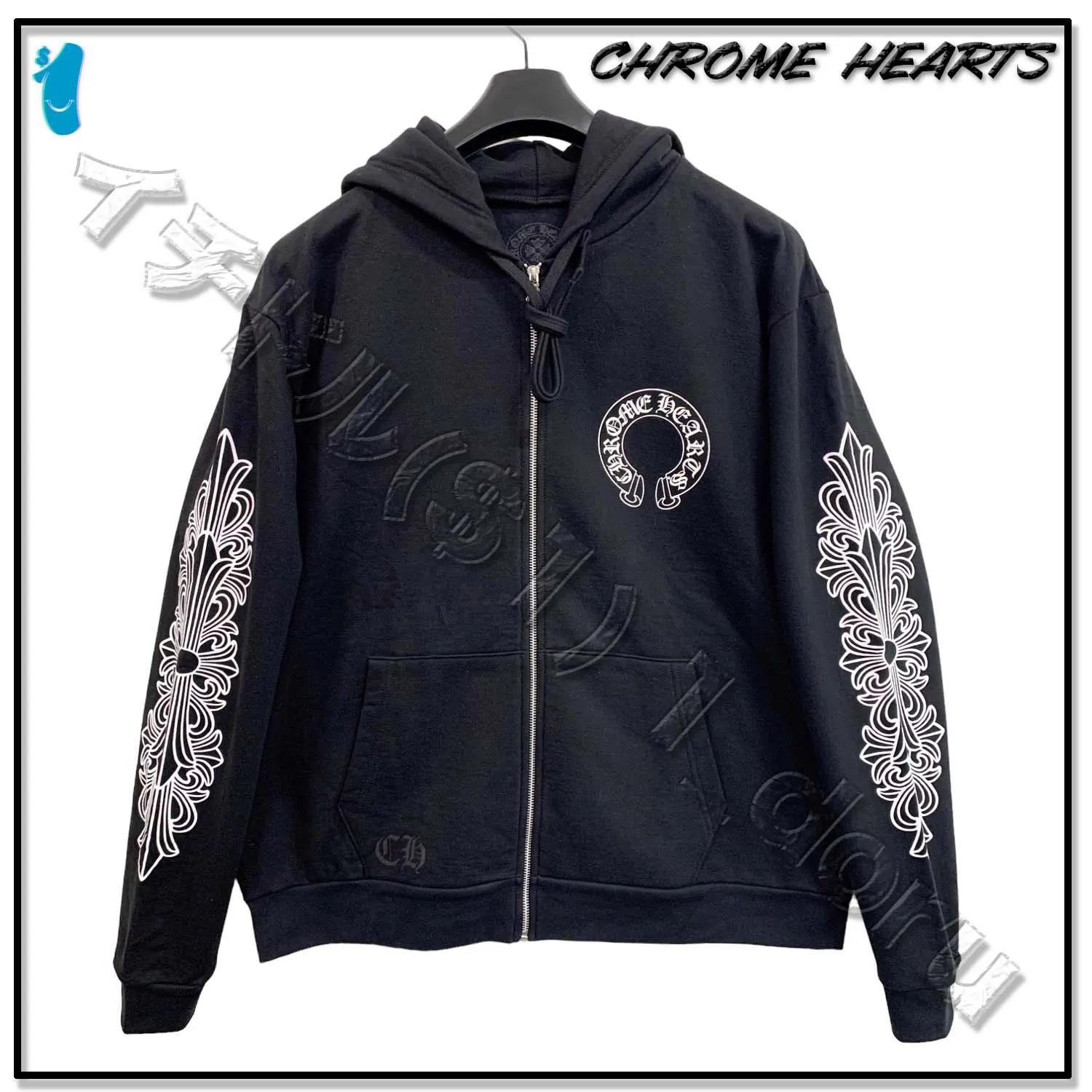 Chrome Hearts | Long Sleeve Hoodies | Street Style | Unisex | Cotton