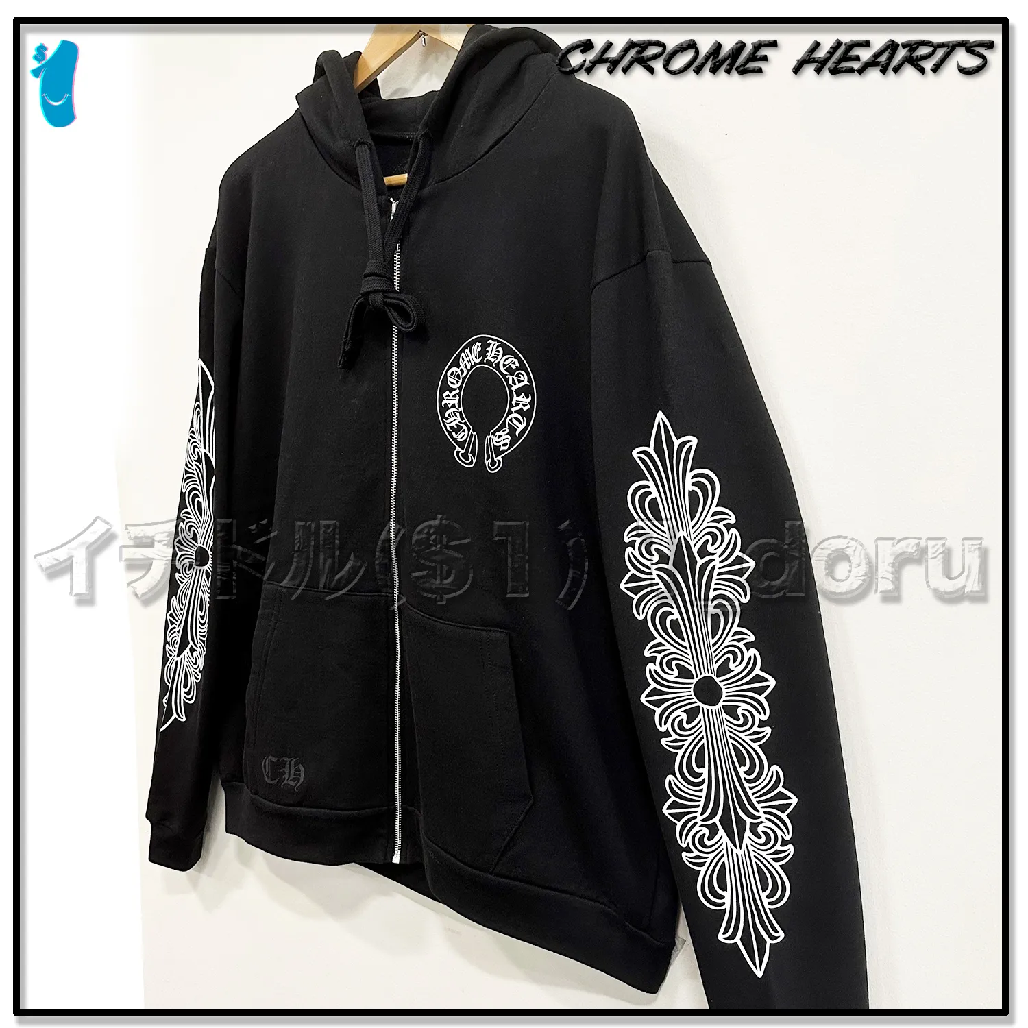 Chrome Hearts | Long Sleeve Hoodies | Street Style | Unisex | Cotton