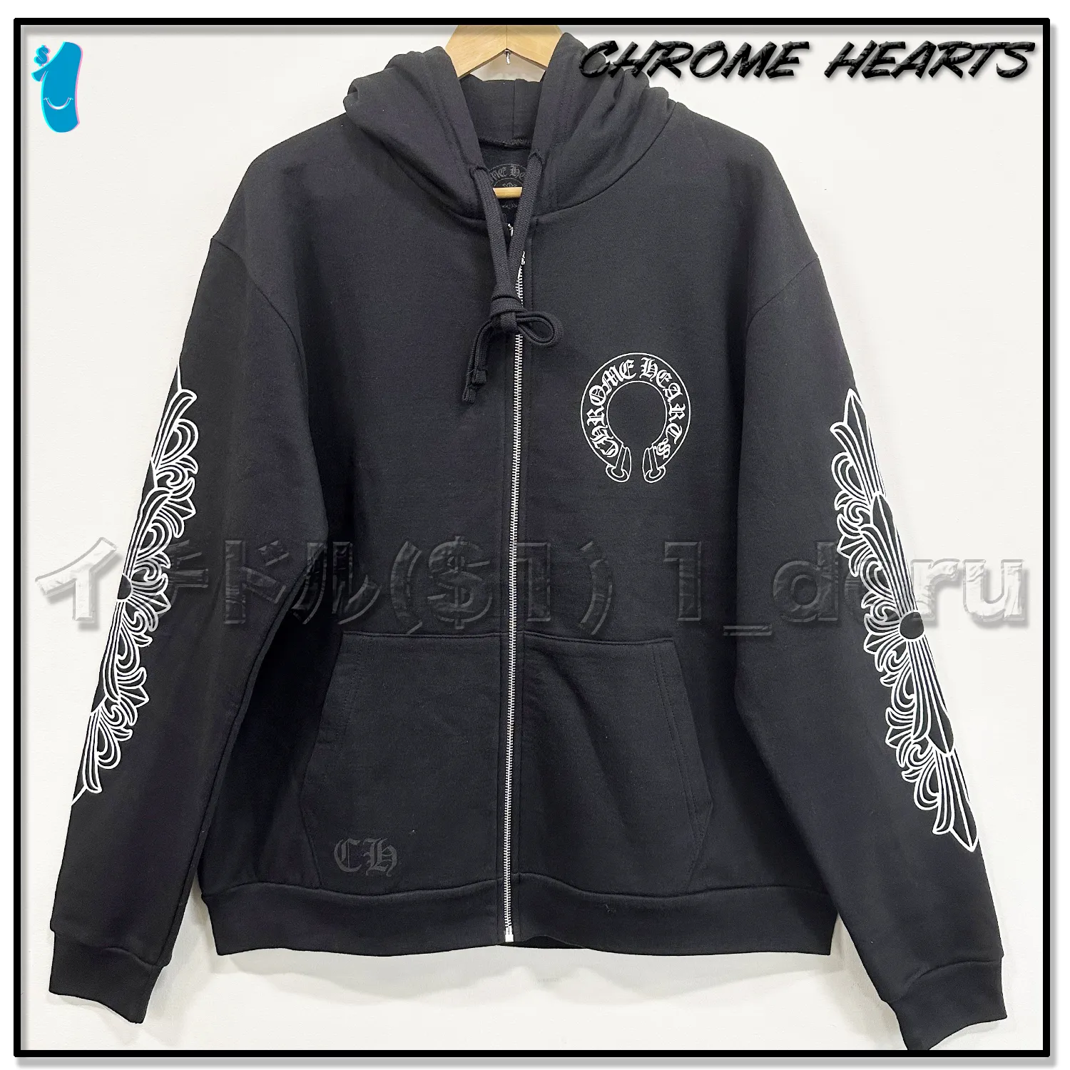 Chrome Hearts | Long Sleeve Hoodies | Street Style | Unisex | Cotton