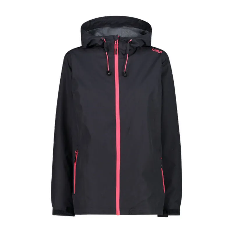 CMP Women's Rain Jacket with Fixed Hood